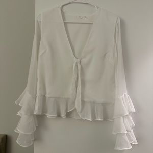 Tularosa Winnie blouse size XS white